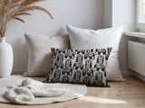 Vance Elephant Reversible Indoor/Outdoor Lumbar Pillow in Gray - Size 25x18