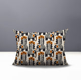 Vance Elephant Reversible Indoor/Outdoor Lumbar Pillow in Orange - Size 25x18
