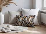 Vance Elephant Reversible Indoor/Outdoor Lumbar Pillow in Orange - Size 25x18