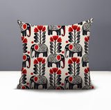 Vance Elephant Reversible Indoor/Outdoor Square Pillow