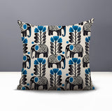 Vance Elephant Reversible Indoor/Outdoor Square Pillow