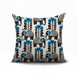Vance Elephant Reversible Indoor/Outdoor Square Pillow