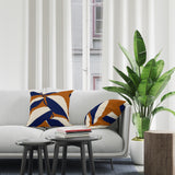 Vani Spun Polyester Square Indoor/Outdoor Throw Pillow
