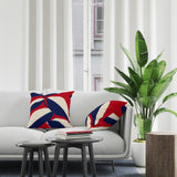 Vani Spun Polyester Square Indoor/Outdoor Throw Pillow