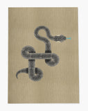 Vanjo low pile chair mat in Beige
