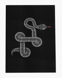 Vanjo low pile chair mat in Black