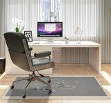 Vanjo low pile chair mat in Gray