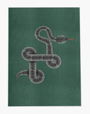 Vanjo low pile chair mat in Green