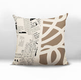 Vaya Abstract Reversible Indoor/Outdoor Square Pillow