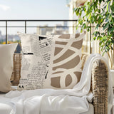 Vaya Abstract Reversible Indoor/Outdoor Rectangle Pillow