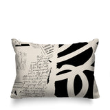 Vaya Abstract Reversible Indoor/Outdoor Rectangle Pillow