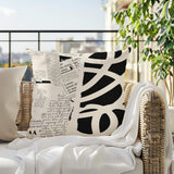 Vaya Abstract Reversible Indoor/Outdoor Rectangle Pillow