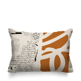 Vaya Abstract Reversible Indoor/Outdoor Rectangle Pillow