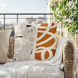 Vaya Abstract Reversible Indoor/Outdoor Rectangle Pillow