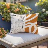 Vaya Abstract Reversible Indoor/Outdoor Rectangle Pillow