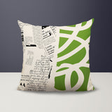 Vaya Abstract Reversible Indoor/Outdoor Square Pillow
