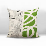 Vaya Abstract Reversible Indoor/Outdoor Square Pillow