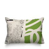 Vaya Abstract Reversible Indoor/Outdoor Rectangle Pillow