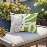 Vaya Abstract Reversible Indoor/Outdoor Rectangle Pillow