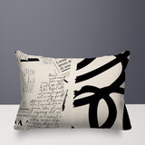 Vaya Abstract Reversible Indoor/Outdoor Rectangle Pillow