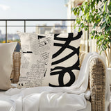 Vaya Abstract Reversible Indoor/Outdoor Square Pillow