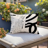 Vaya Abstract Reversible Indoor/Outdoor Rectangle Pillow