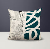 Vaya Abstract Reversible Indoor/Outdoor Square Pillow