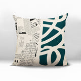 Vaya Abstract Reversible Indoor/Outdoor Square Pillow