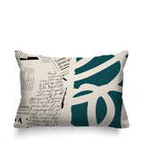 Vaya Abstract Reversible Indoor/Outdoor Rectangle Pillow