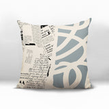 Vaya Abstract Reversible Indoor/Outdoor Square Pillow