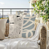 Vaya Abstract Reversible Indoor/Outdoor Rectangle Pillow