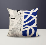 Vaya Abstract Reversible Indoor/Outdoor Square Pillow