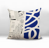 Vaya Abstract Reversible Indoor/Outdoor Square Pillow