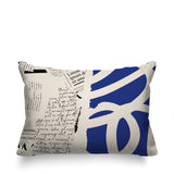 Vaya Abstract Reversible Indoor/Outdoor Rectangle Pillow