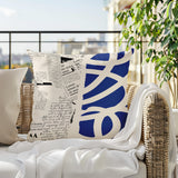 Vaya Abstract Reversible Indoor/Outdoor Rectangle Pillow