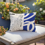 Vaya Abstract Reversible Indoor/Outdoor Rectangle Pillow