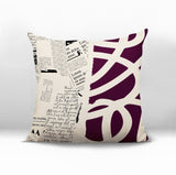 Vaya Abstract Reversible Indoor/Outdoor Square Pillow