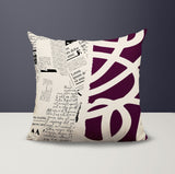 Vaya Abstract Reversible Indoor/Outdoor Square Pillow