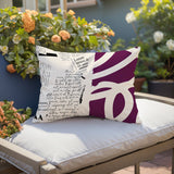 Vaya Abstract Reversible Indoor/Outdoor Rectangle Pillow