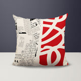 Vaya Abstract Reversible Indoor/Outdoor Square Pillow