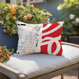 Vaya Abstract Reversible Indoor/Outdoor Rectangle Pillow