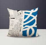 Vaya Abstract Reversible Indoor/Outdoor Square Pillow