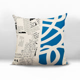 Vaya Abstract Reversible Indoor/Outdoor Square Pillow