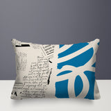 Vaya Abstract Reversible Indoor/Outdoor Rectangle Pillow