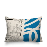 Vaya Abstract Reversible Indoor/Outdoor Rectangle Pillow