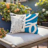Vaya Abstract Reversible Indoor/Outdoor Rectangle Pillow
