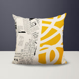 Vaya Abstract Reversible Indoor/Outdoor Square Pillow