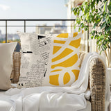 Vaya Abstract Reversible Indoor/Outdoor Rectangle Pillow