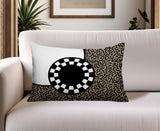 Vibra Abstract Reversible Indoor/Outdoor Lumbar Pillow