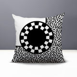 Vibra Abstract Reversible Indoor/Outdoor Square Pillow